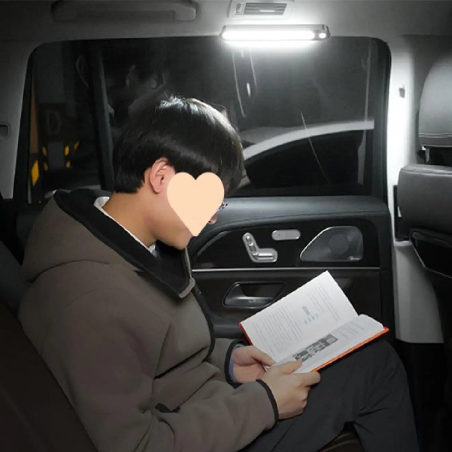 LED Car Trunk Sensor Light | USB Rechargeable Auto Dome Lamp