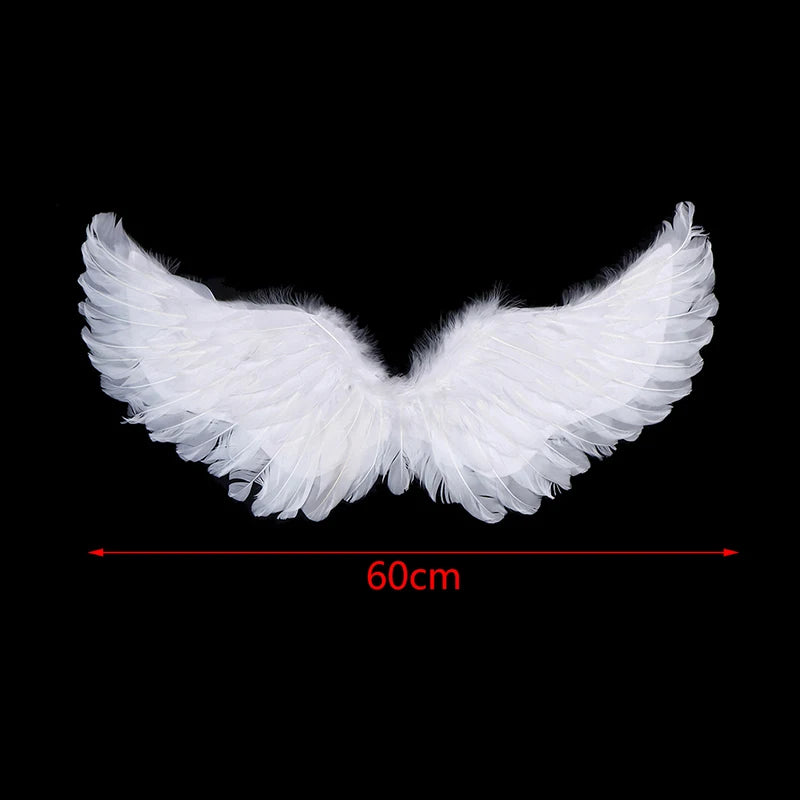Kids White Angel Feather Wings – Swallow Costume for Halloween