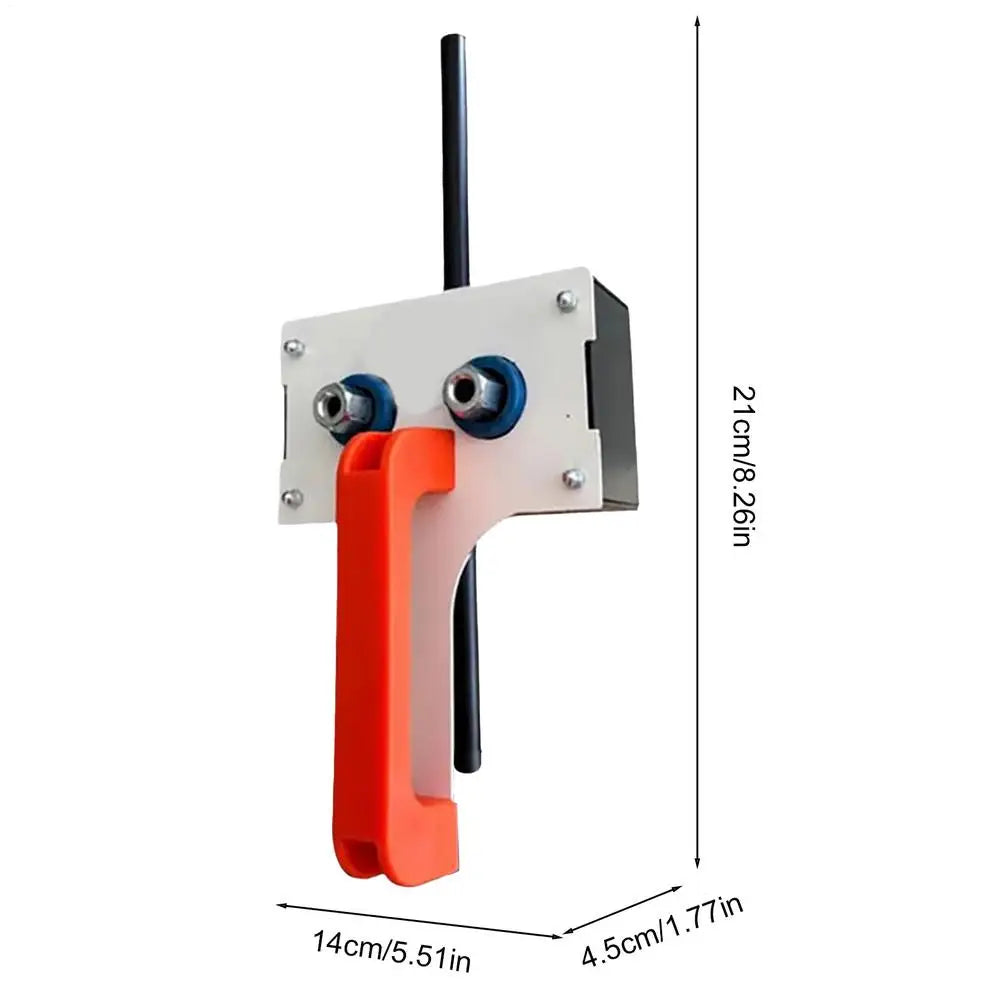 Wire Puller Heavy-Duty Handheld Wiring Tools 8mm Wire Tugger for Electrician for Pipe Narrow Spaces Wall Underground Data Center Peaceful Pleasures Health and Wellness Orange