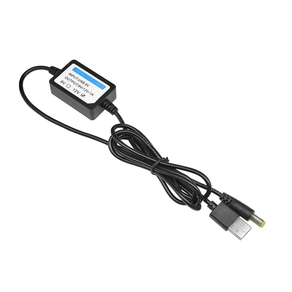 USB Charge Power Boost Cable DC 5V to 12V 1A Step UP Converter Adapter USB Cable with Boost Component Peaceful Pleasures Health and Wellness