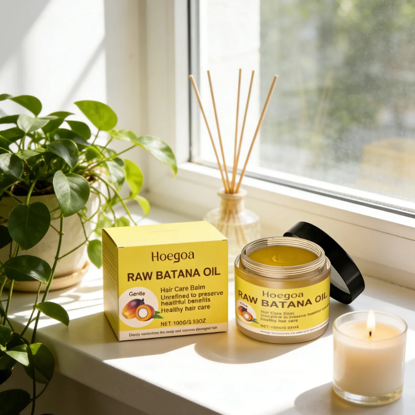 Hoegoa Batana Oil Hair Balm – Moisturizing Repair Serum 100g