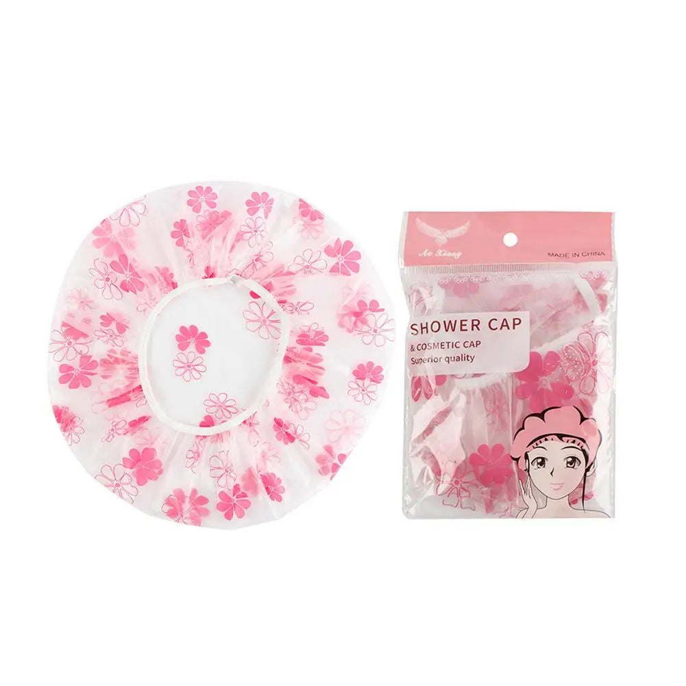 Waterproof Reusable Shower Cap for Women – Spa & Bath