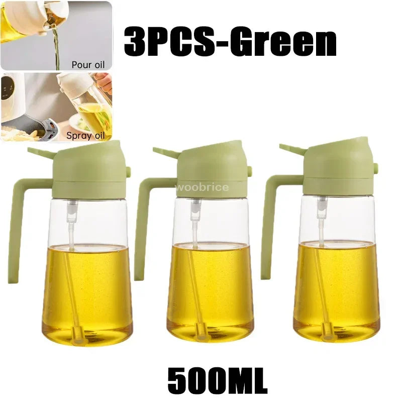 500ml Kitchen Oil Spray Bottle & Olive Oil Dispenser