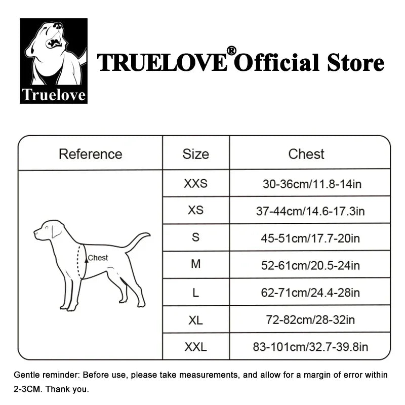 Truelove Pet Warmer Dog Jacket with 3M Thinsulatetm Lining Small Dog Vest Harness Puppy Winter for Ultracold Outdoor Use TLG2171 Peaceful Pleasures Health and Wellness