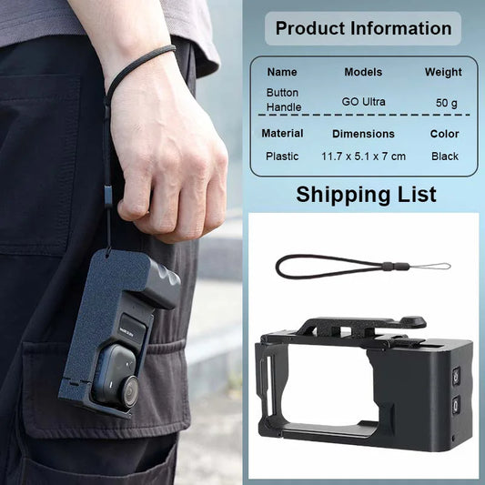 3D Printed Camera Grip Holder for Insta360 Go Ultra | Secure Camera Grip Holder Peaceful Pleasures Health and Wellness Default Title