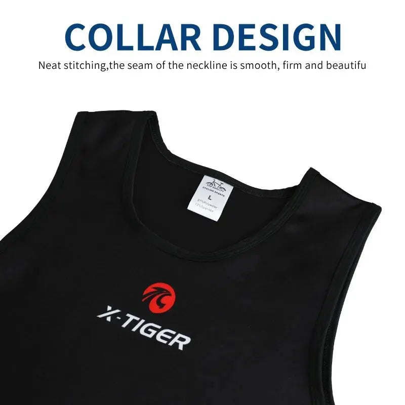 X-TIGER Men's Winter Fleece Cycling Vest – Thermal Base Layer