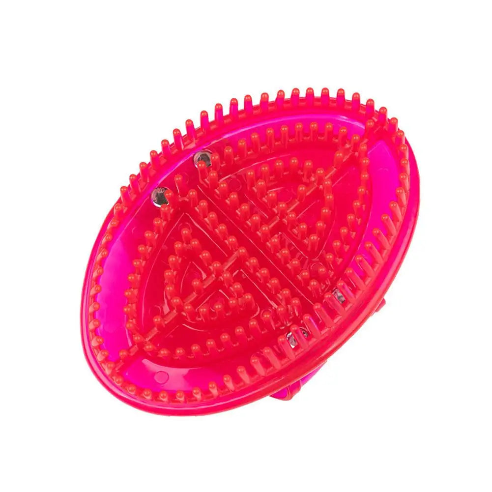 Handheld Silicone Meridian Massage Brush – Body & Leg Scraping