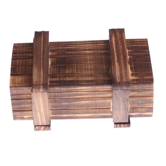 Magic Wooden Puzzle Box with Secret Drawer | Brain Teaser Gift Wooden Puzzle Box Peaceful Pleasures Health and Wellness