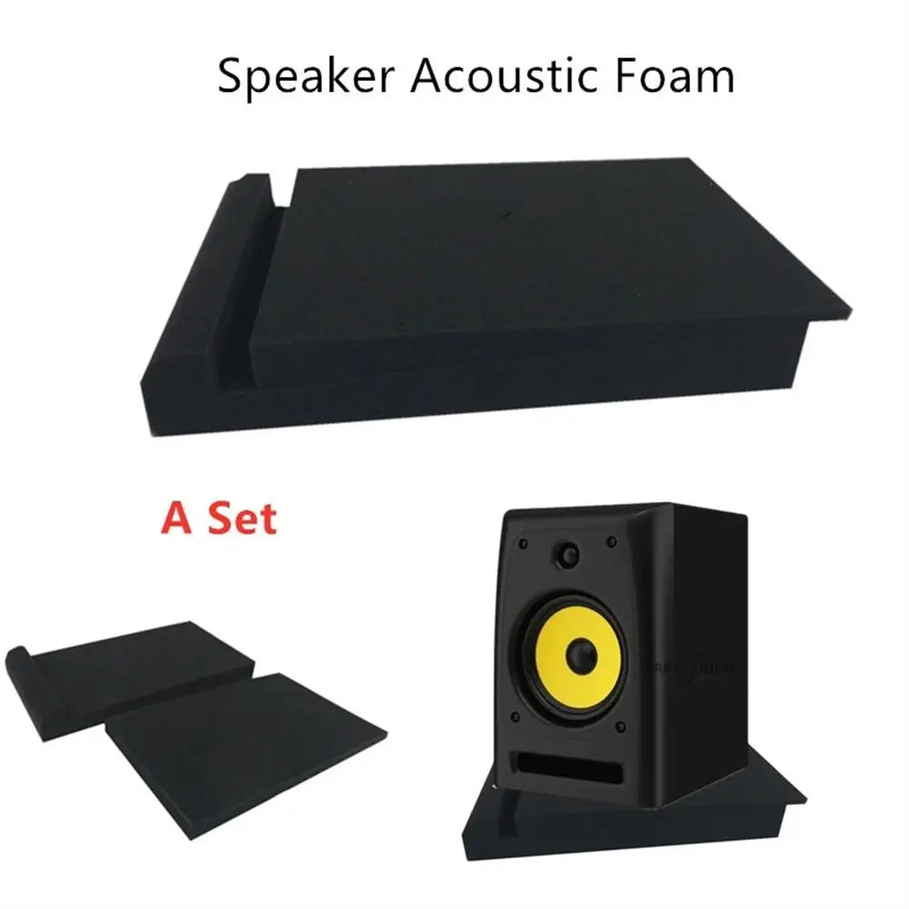Sound Isolation Pads Desktop Subwoofer Speaker Acoustic Foam Speakers Sponge Studio Monitor Pads Speakers Isolation Pads Peaceful Pleasures Health and Wellness