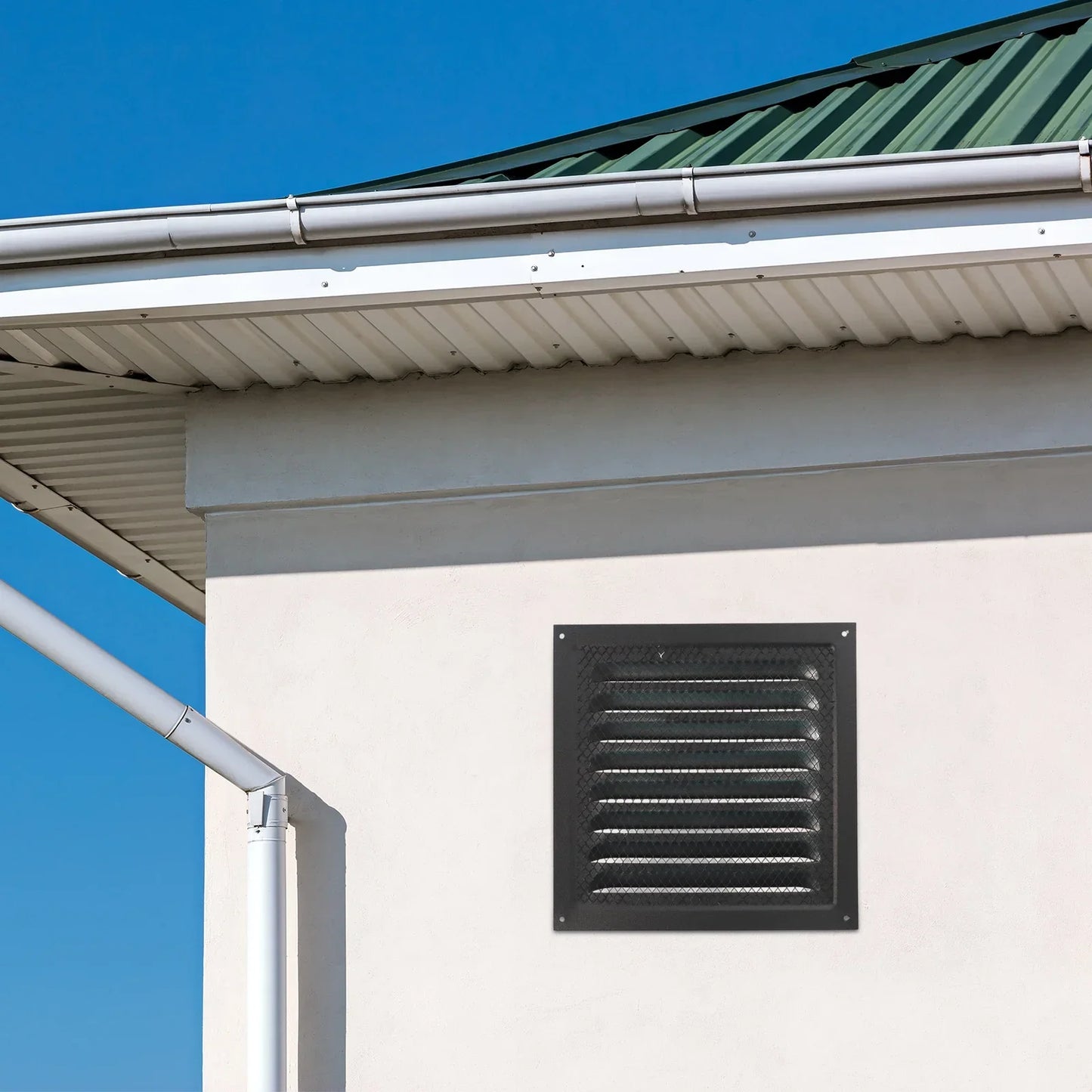 Stainless Steel Louver Vent Grille Cover 25x25cm | HVAC