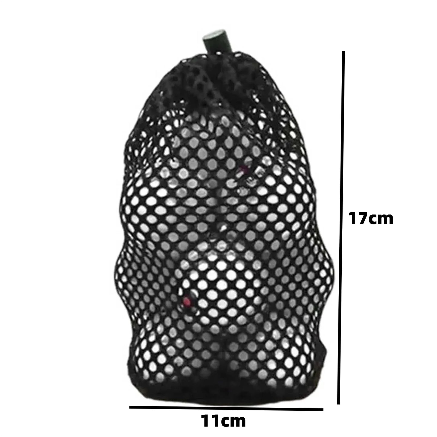 Nylon Mesh Golf Ball Drawstring Bag – 12/24/48 Ball Pouch