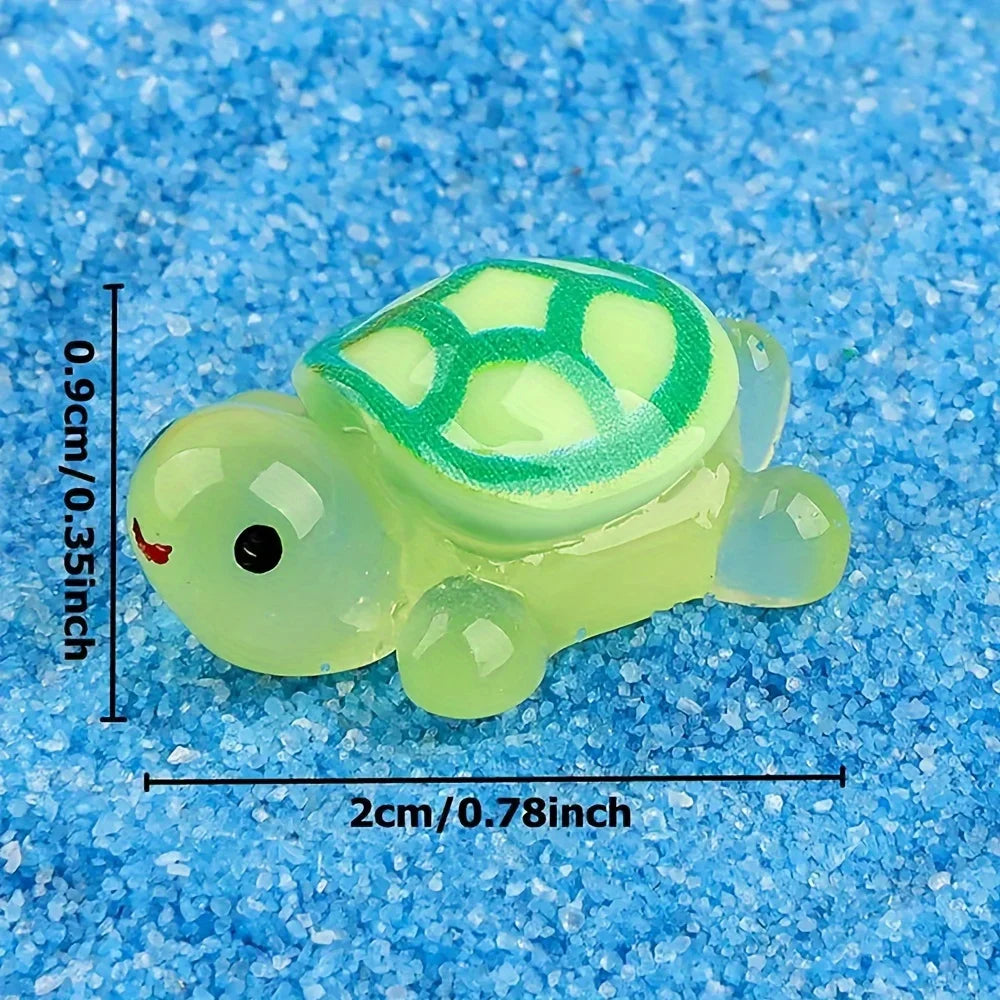Mini Glow-in-the-Dark Resin Turtle Blind Bags 10/20 Pcs