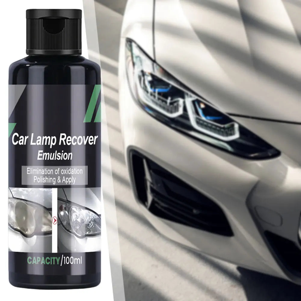 Car Lamp Recover Emulsion Car Lamp Recovery Emulsion Auto Lens Restorer Cleaner Prevents Yellowing Removes Oxidation Cleaner Peaceful Pleasures Health and Wellness