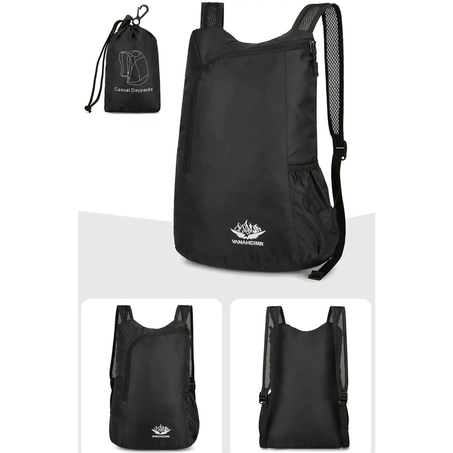 Ultralight Waterproof Folding Backpack – Portable Outdoor Daypack