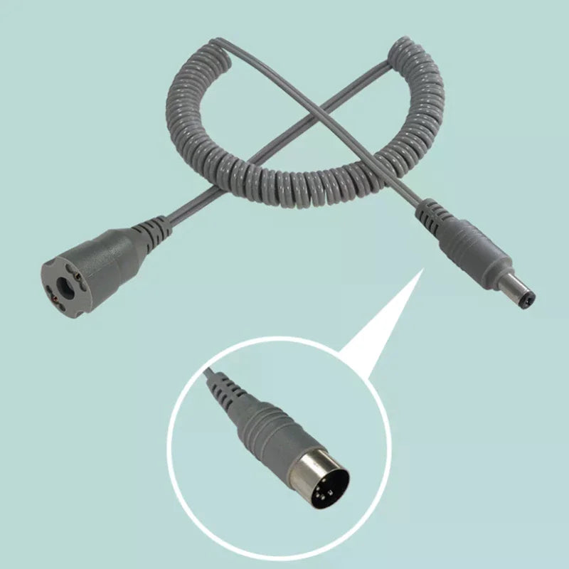 1Pcs Nail Handpiece Power Cable Electric Spring Wire For Strong H6 W-168 202B Manicure Machine Drill Accessories Peaceful Pleasures Health and Wellness
