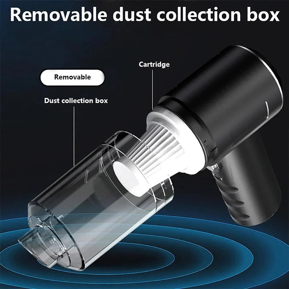 120W Wireless Handheld Vacuum – Car, Home & Pet Hair Cleaner