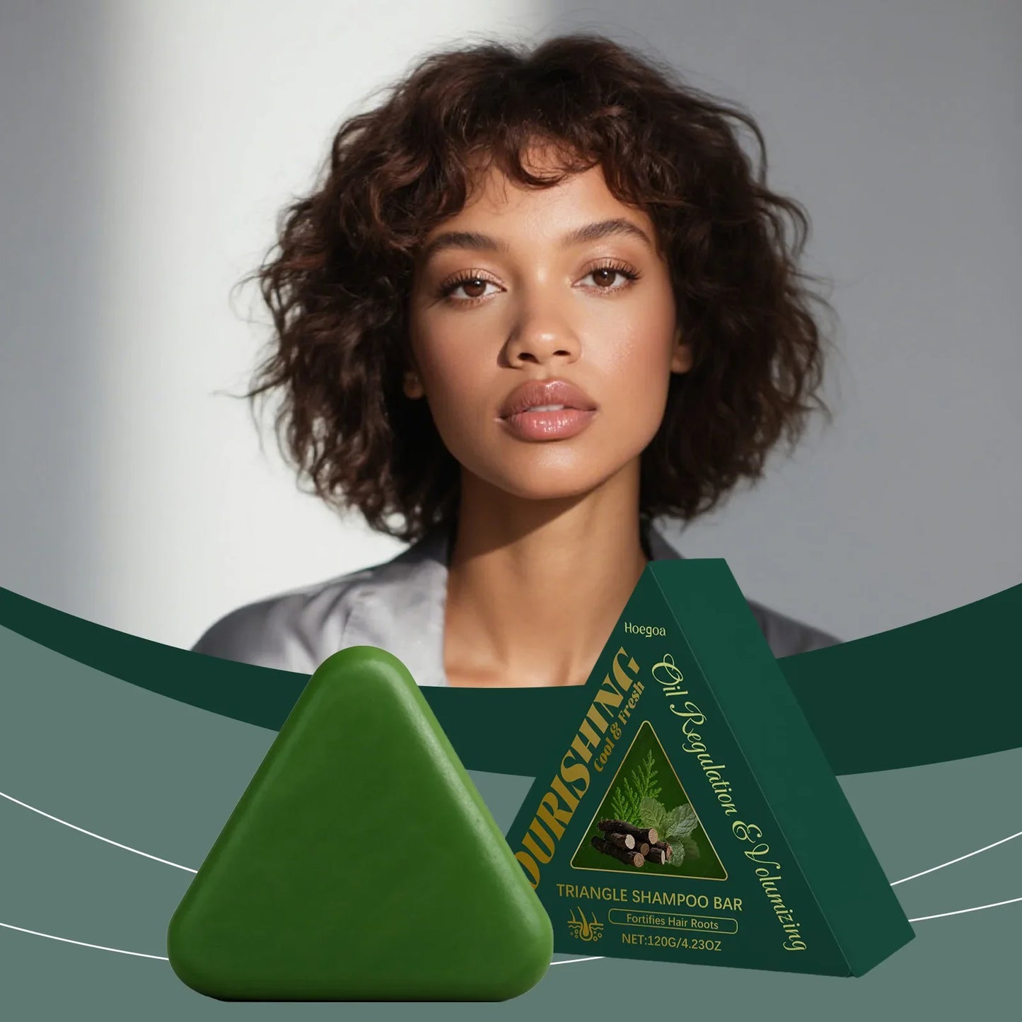 HOEGOA Anti-Hair Loss Shampoo Bar – Scalp & Volume 120g