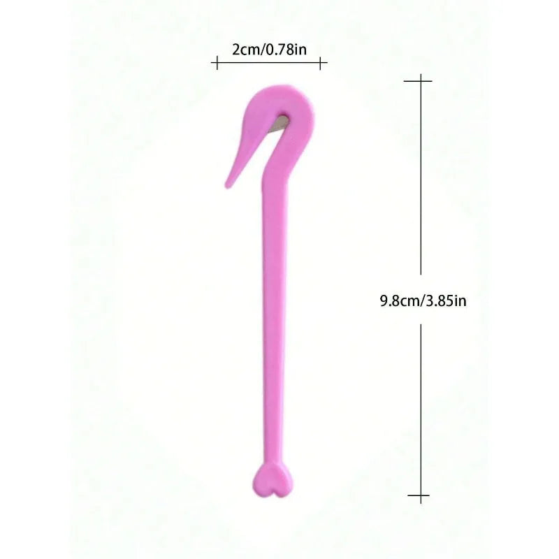 10-Pack Elastic Hair Band Cutter Tool | Ponytail Remover