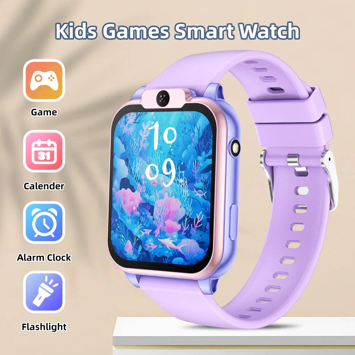 Kids Smart Watch with Camera, Games & 24 Languages | SIMSONLAB