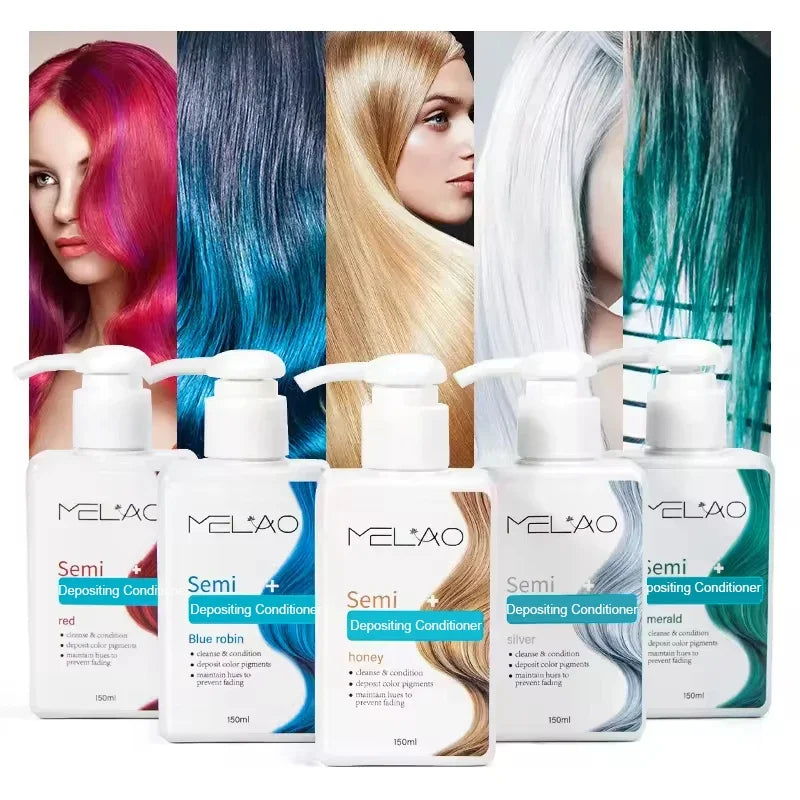 MELAO Hair Dye - Semi Permanent Hair Color Depositing Conditioner, Cruelty-free Peaceful Pleasures Health and Wellness