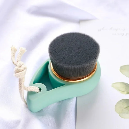 Comma-Shape Facial Cleansing Brush | Soft Bristles Deep Pore Facial Cleansing Brush Peaceful Pleasures Health and Wellness