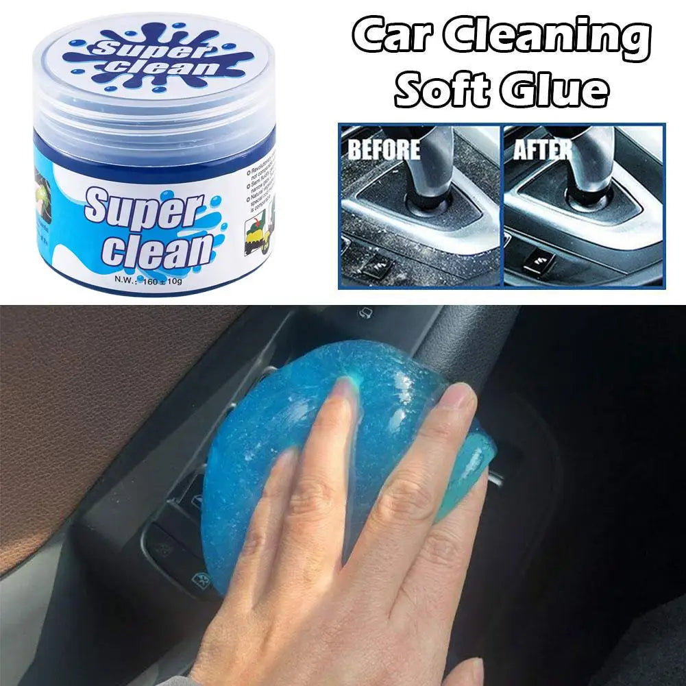 Car Cleaning Soft gel Duster To Removes Interior Cleaning Magic Outlet Laptop Vent Air Dashboard Tool Wash Dust Mud Peaceful Pleasures Health and Wellness