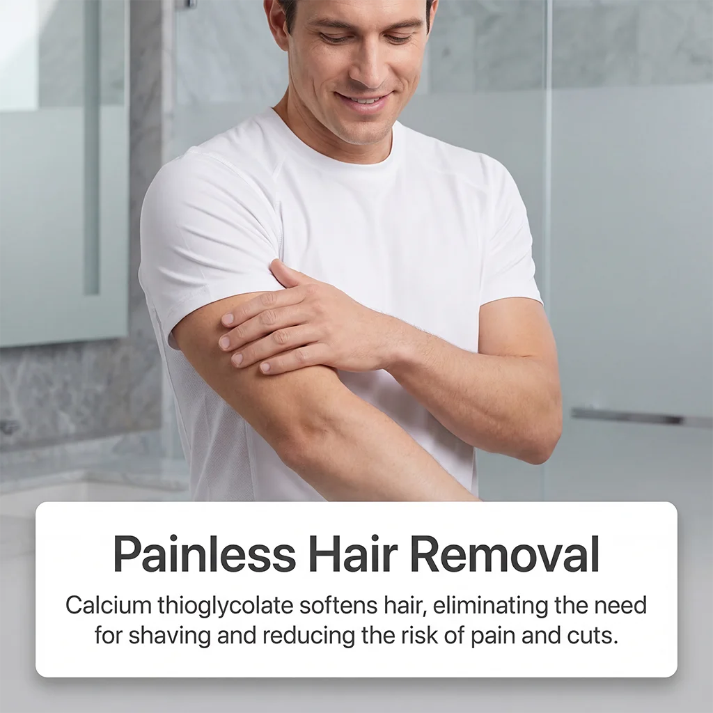 Men's Painless Hair Removal Cream – Chest Arms Legs