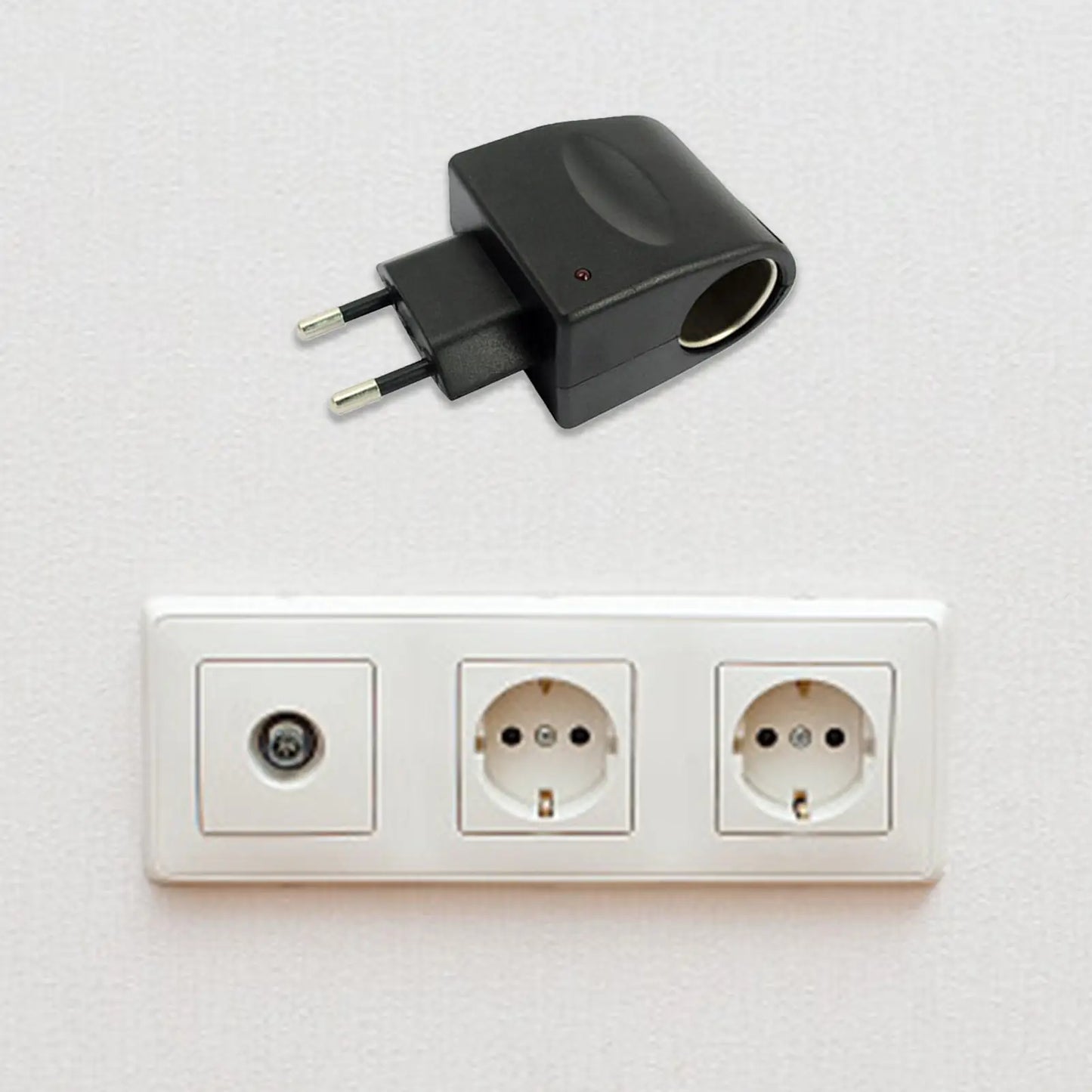 Car Plug Converter Car Power Adapter Socket Converter Portable Waterproof Vehicle Gadgets for Outdoor Adventure Long Distance Peaceful Pleasures Health and Wellness