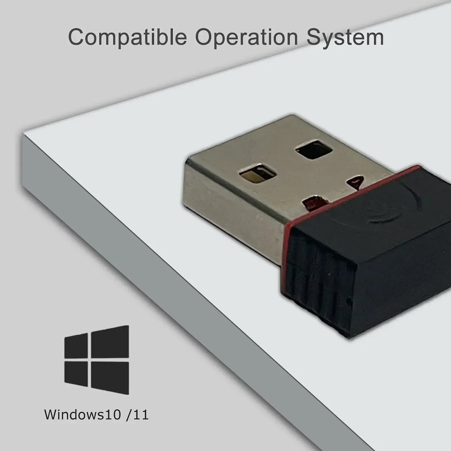 Mini USB WiFi 6 Adapter 2.4GHz Plug & Play – PC & Laptop