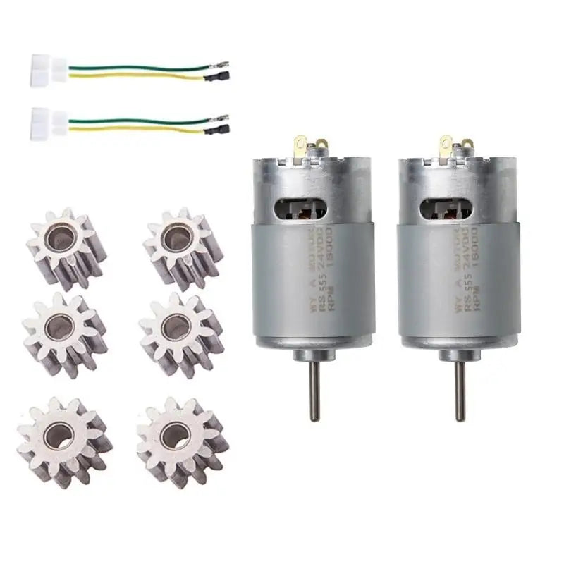 24V RS555 Upgrade Motor for Kids Ride-On Car – 2-Pack