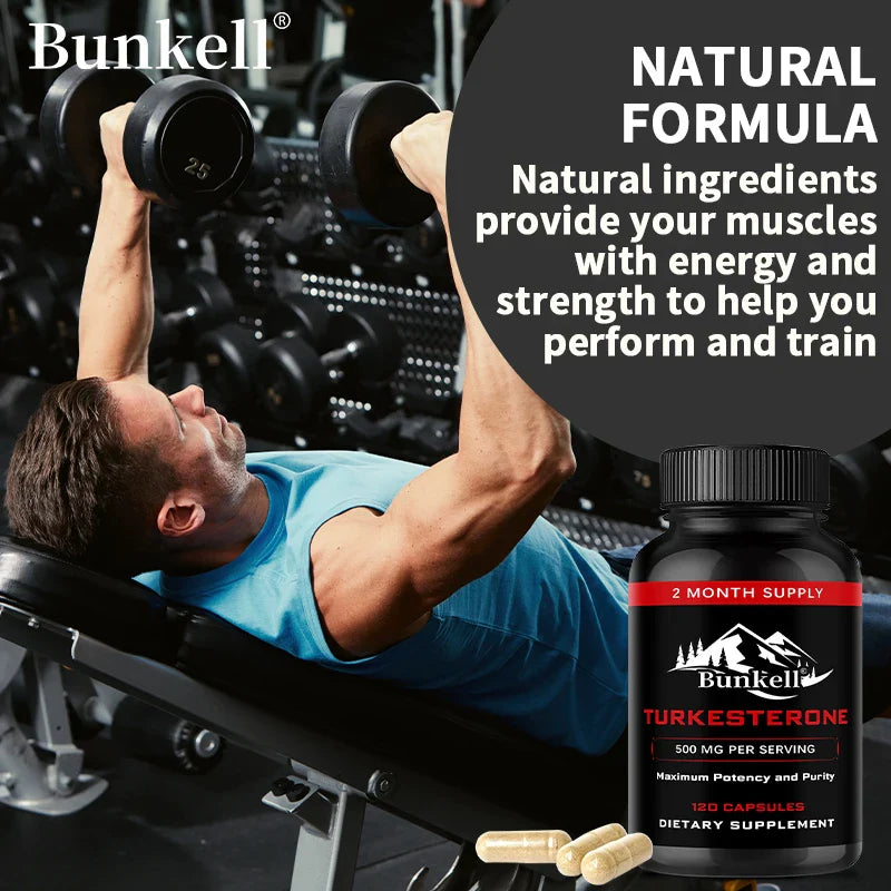 Turkesterone 500mg Capsules – Muscle Growth & Recovery Support