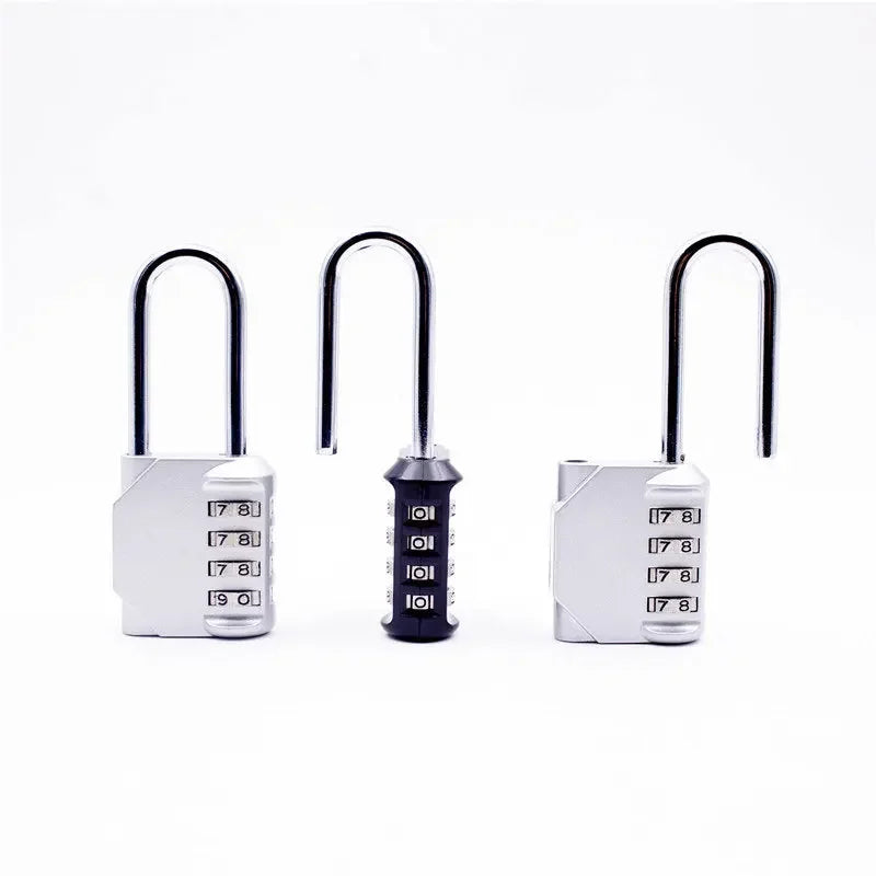 4-Digit Combination Padlock | Waterproof Long Shackle Lock
