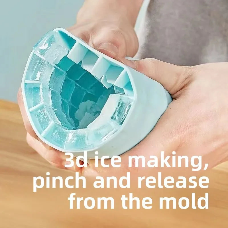 Ninja Ice Maker Machine, Silicone Ice Cube Mold Tray with Popsicle Sticks, Reusable Ice Cream Molds for Kitchen, Summer Cool Peaceful Pleasures Health and Wellness