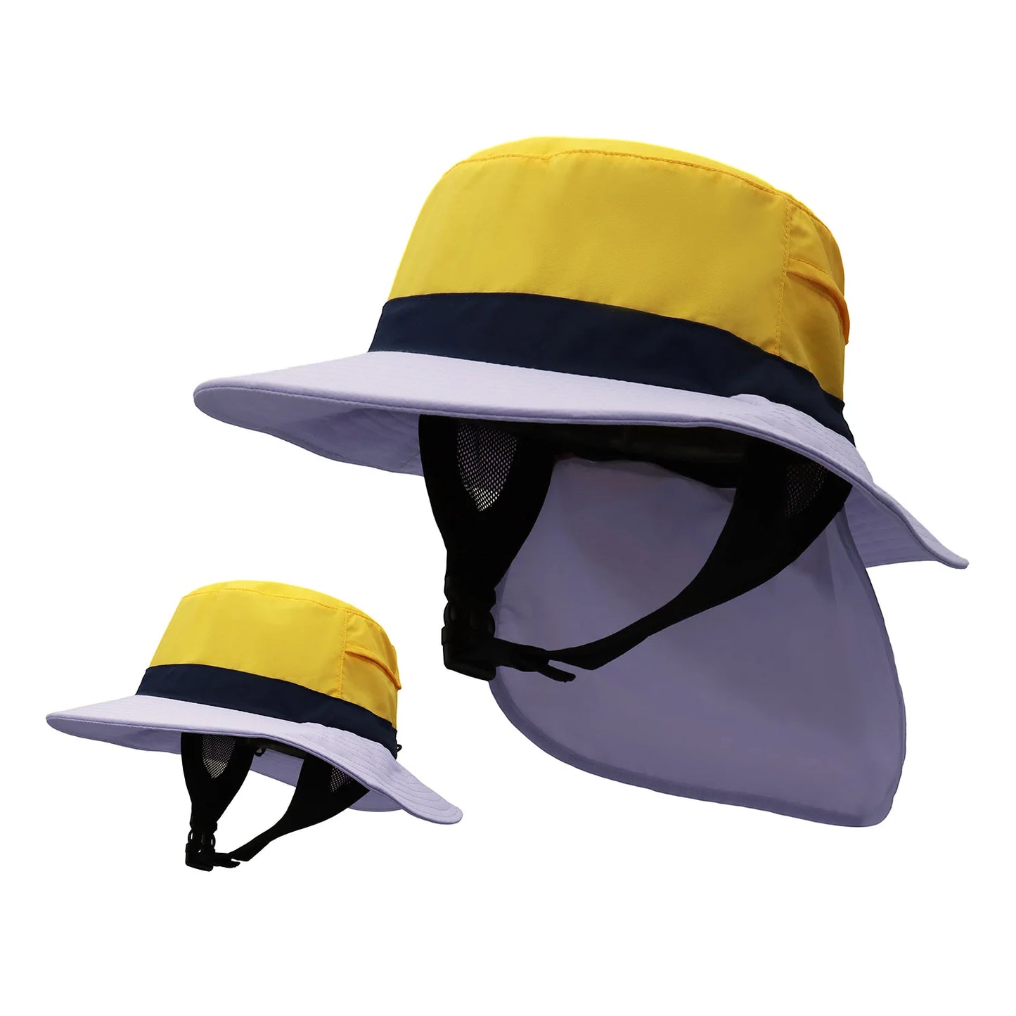 UPF 50+ Wide Brim Sun Hat | Fishing Safari Bucket Hat Neck Flap