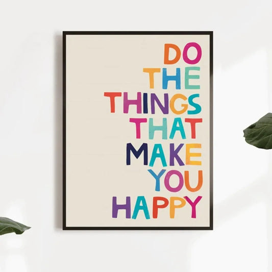 Inspirational Quote Canvas Poster | Motivational Wall Art Canvas Wall Art Peaceful Pleasures Health and Wellness
