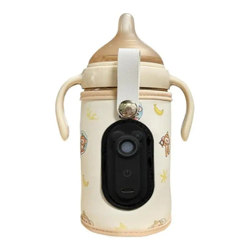 USB Portable Baby Bottle Warmer | 21 Temps, LCD, Travel-Ready