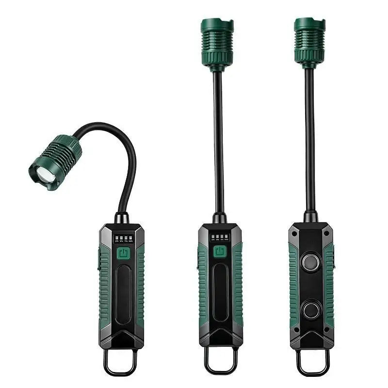 HELTC Magnetic LED Work Light | 360° Bendable COB Rechargeable