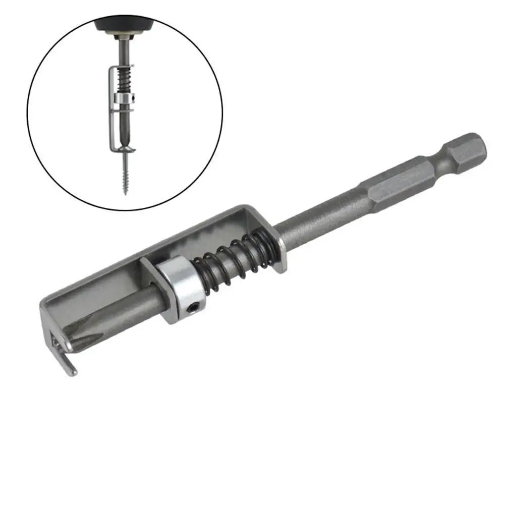 Spring Loaded Screw Holder Bit, Anti-Drop Screwdriver Accessory, Wear-Resistant Positioning Bit for Electricians Mechanics DIY Peaceful Pleasures Health and Wellness