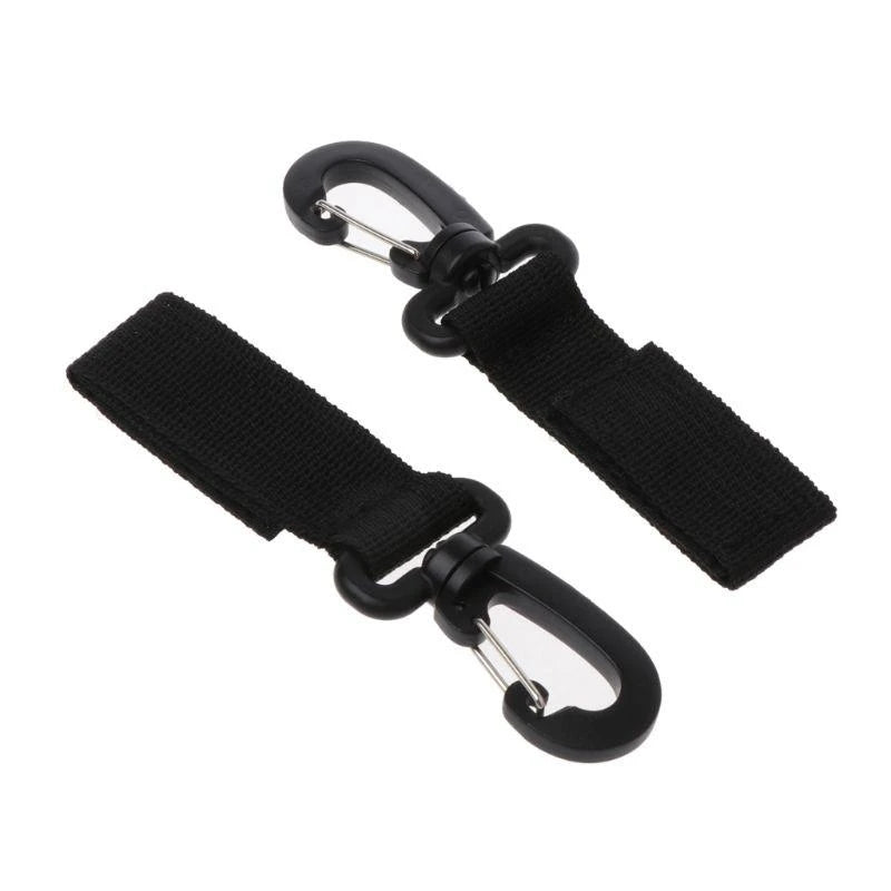 Baby Stroller Bag Hooks 2-Pack – Universal Clip Hanger