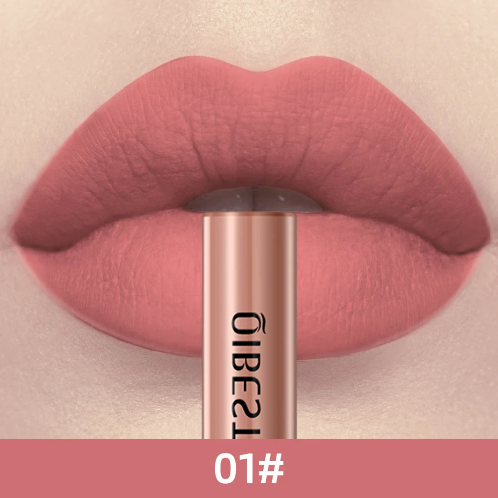 24 Colors Long Lasting Matte Nude Liquid Lipstick Waterproof Non-stick Cup Sexy Nude Red Brown Lip Gloss Lips Makeup Cosmetics Peaceful Pleasures Health and Wellness 01
