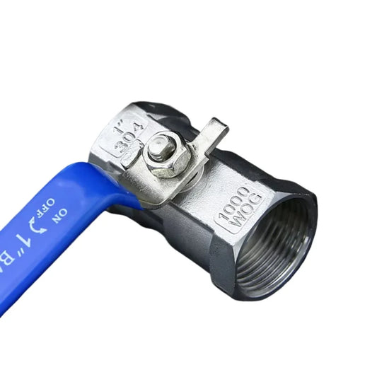 Stainless Steel BSP Ball Valve with Vinyl Handle | 1/4"–1-1/2" Plumbing Ball Valve Oasis Select
