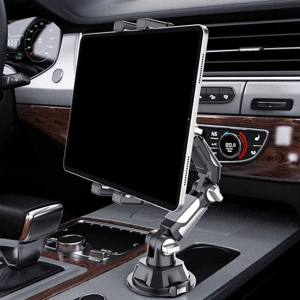 360° Car Cup Holder Phone & Tablet Mount | Universal 4–12.9" Car Phone Mount Peaceful Pleasures Health and Wellness
