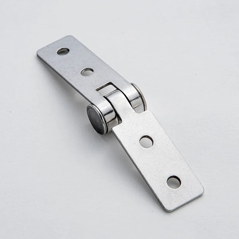 2PCS Heavy-Duty Stainless Steel Frameless Flat Folding Hinges