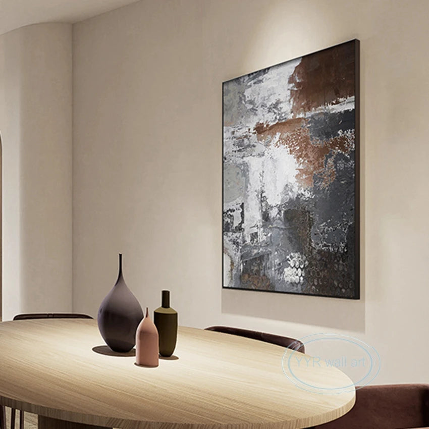 Wall Decoration Poster Living Room Bedroom Study Hotel Canvas Hanging Picture Modern Abstract 100% Handmade Custom Oil Painting Peaceful Pleasures Health and Wellness