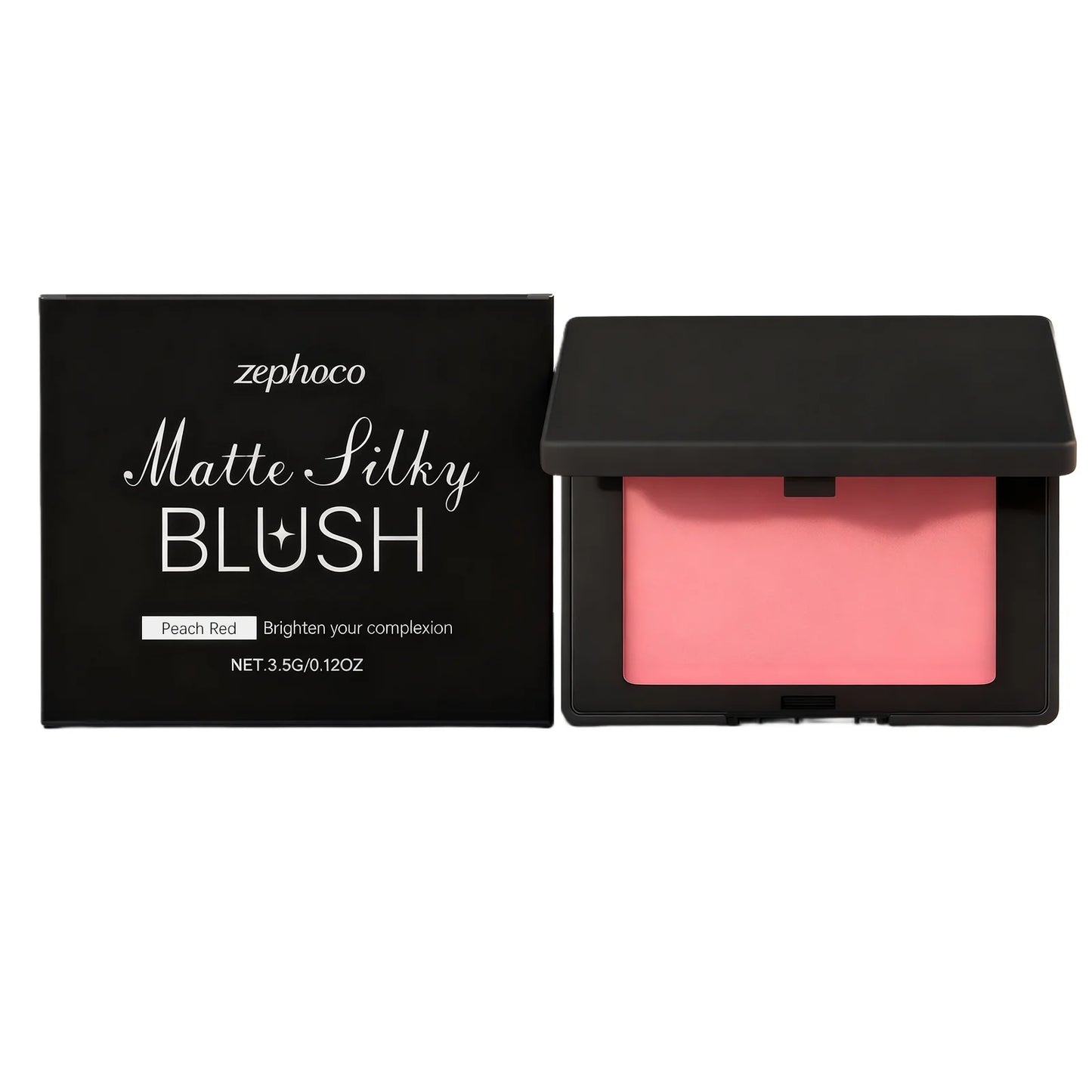 Matte Blush Powder Palette | Silky Peach Long-Lasting Makeup