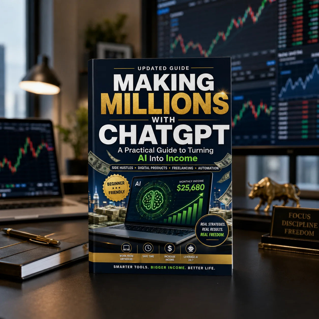 ChatGPT Income Guide Book Learn How Monetize AI Tools Work Home