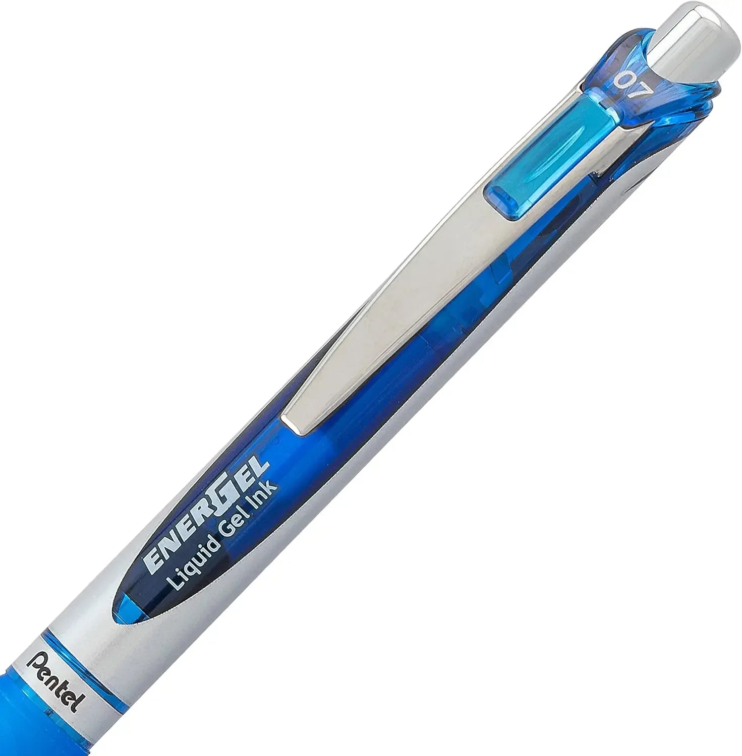 Premium 0.7mm Metal Tip Gel Pens, Fast-Drying Blue Ink, 2-Pack for Smooth Writing Peaceful Pleasures Health and Wellness