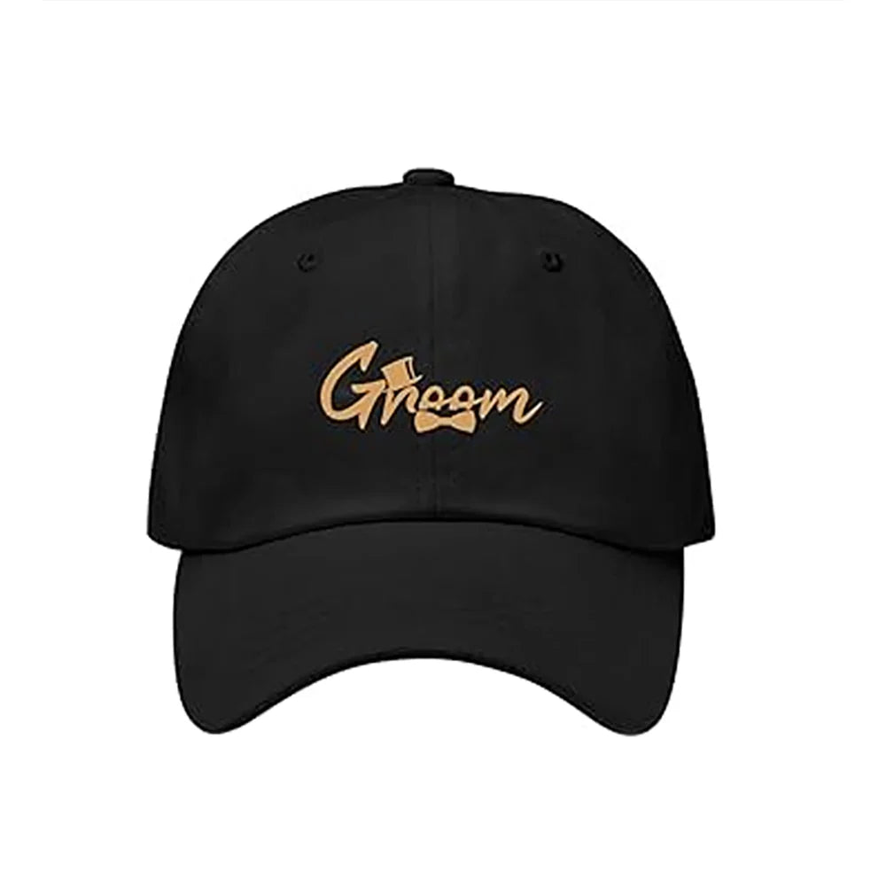 Groom Team Baseball Cap | Groomsman Wedding Party Hat Wedding Party Hat Peaceful Pleasures Health and Wellness A 1pcs