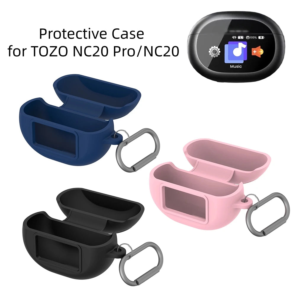 High Quality Soft And Durable Silicone For TOZO NC20 Pro/NC20 Headphone Protective Case Shockproof And Dustproof Case Peaceful Pleasures Health and Wellness