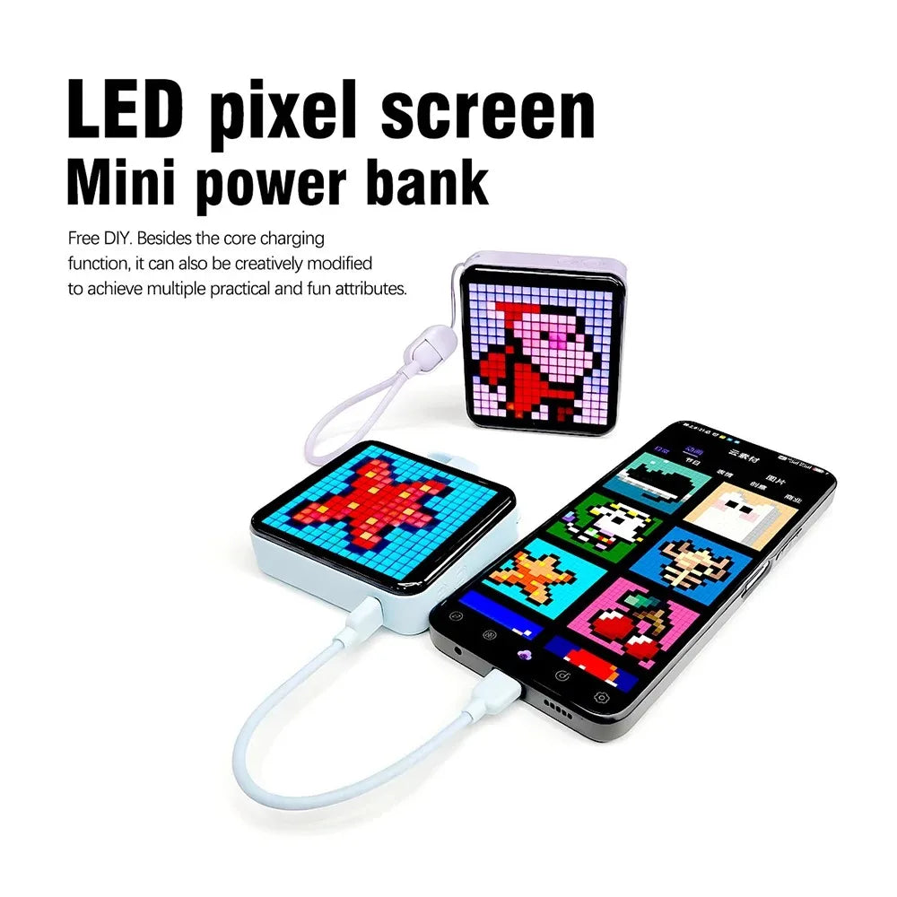 DIY LED Pixel Panel Display – Bluetooth App Gaming Room Night Light